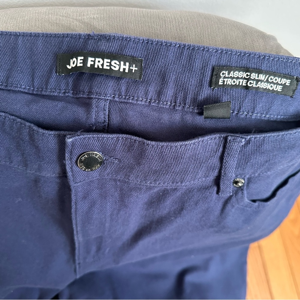 Joe Fresh Classic Slim Pants in Navy